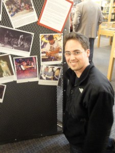 A picture of my interview with Jadakiss on exhibit at the Cornell University Hip-Hop Archive