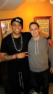 Me interviewing Mack Wilds in NYC - December 2013