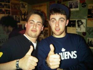 Me interviewing Mac Miller in Ithaca, NY - March 2011